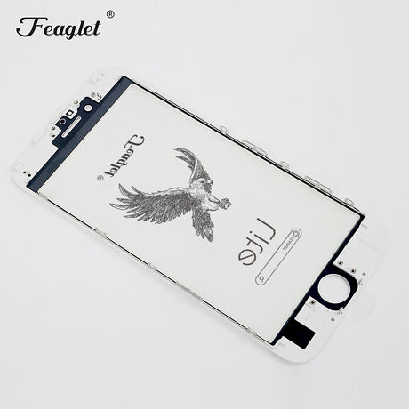 For iPhone Glass+Frame (3 in 1) Ver.Lite-IP 6S White