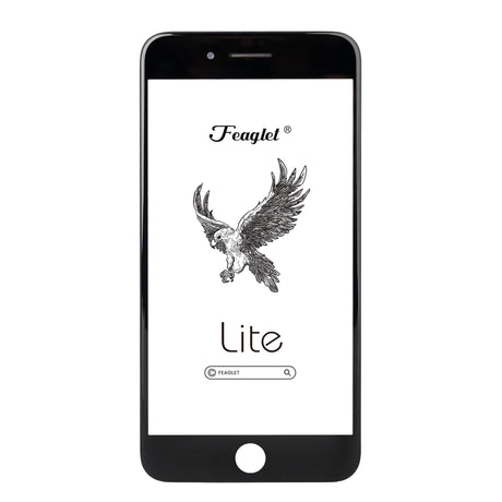 For iPhone Glass+Frame (3 in 1) Ver.Lite-IP 6 Black