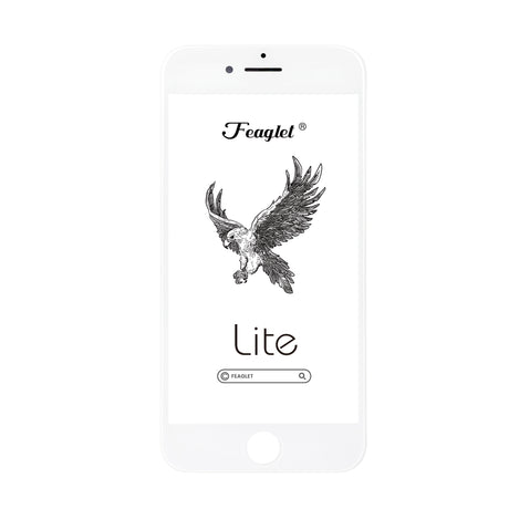 For iPhone Glass+Frame (3 in 1) Ver.Lite-IP 6 White