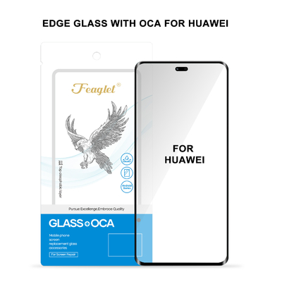 Good price ISO14001 feaglet touch glass with OCA EDGE Glass OCA For HUAWEI online