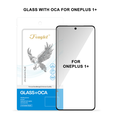 Good price ONEPLUS 1+ Touch Glass With OCA Feaglet Straight Glass OCA online