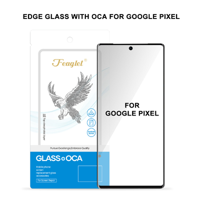 Good price GOOGLE PIXEL EDGE Glass OCA Feaglet Touch Glass With OCA RoHs Approval online